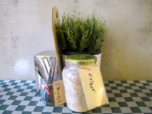 Fresh herbs on every table