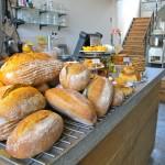 Freshly baked bread from the own bakery