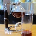 Beautifully prepared Siphon -brewed Ethiopia Suke Quto at Blue Bottle Mint Plaza