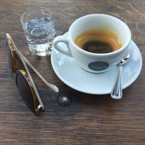 A sparkling espresso