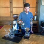 Maxwell making pour overs