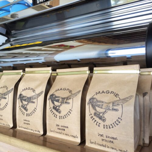 Bags of coffee for purchase