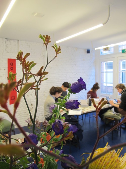 Flowers and customers