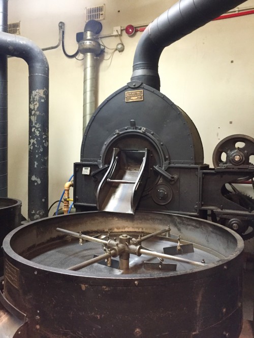 An antique coffee roaster - The Whitmee