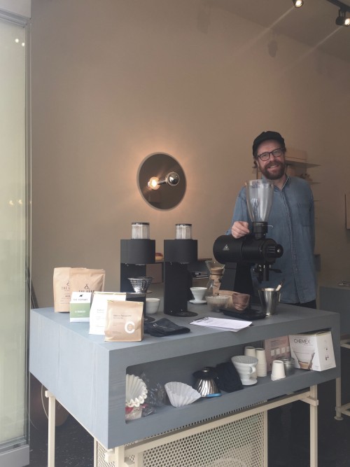 L.J. Springeling with brew station