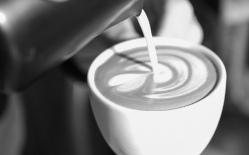Pouring a Cappuccino