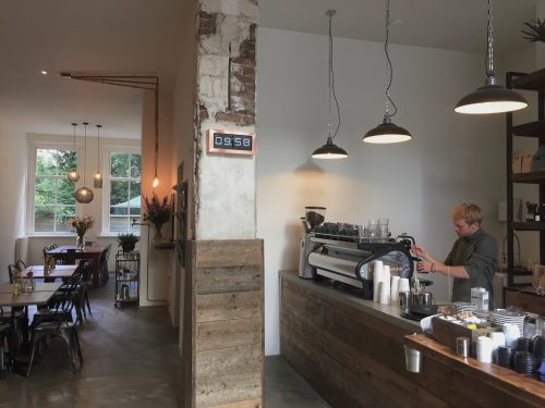 View from the entrance with Matt behind the Strada