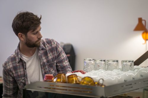 Barista Nathan Greenfield