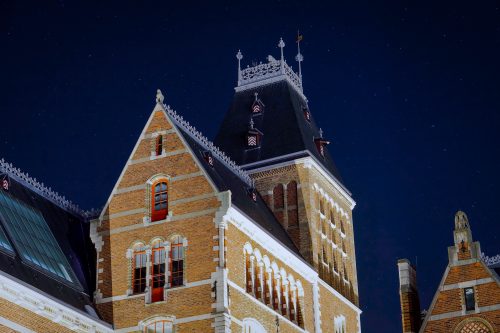 The Rijks Museum at night