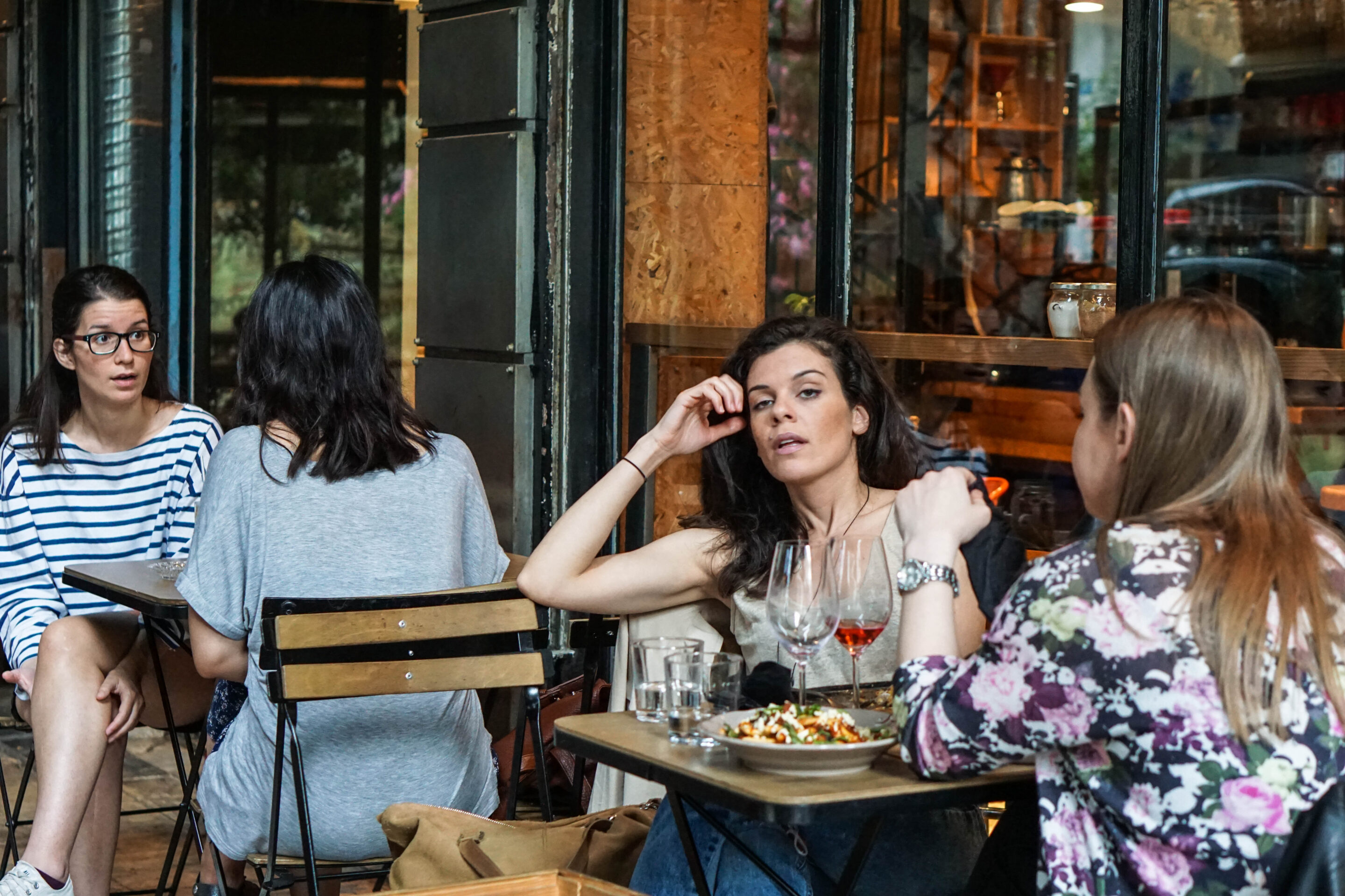 Al fresco wining and dining