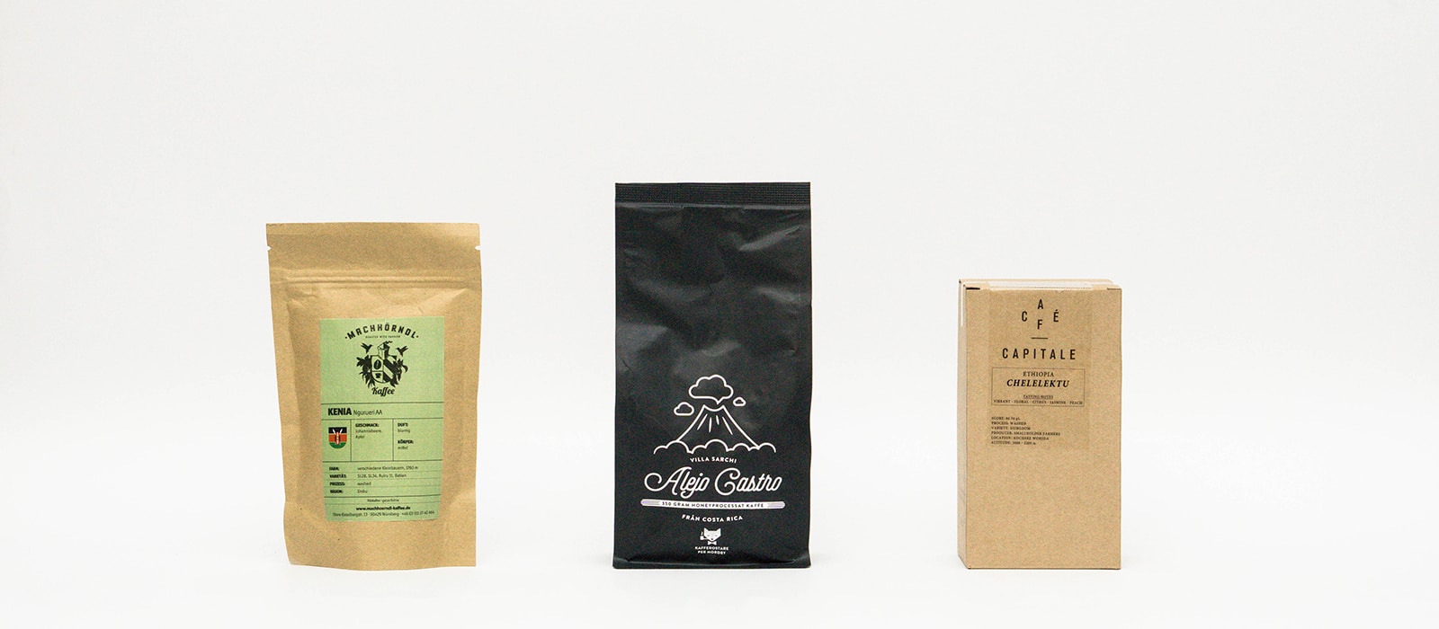 Three outstanding coffees from three great roasters
