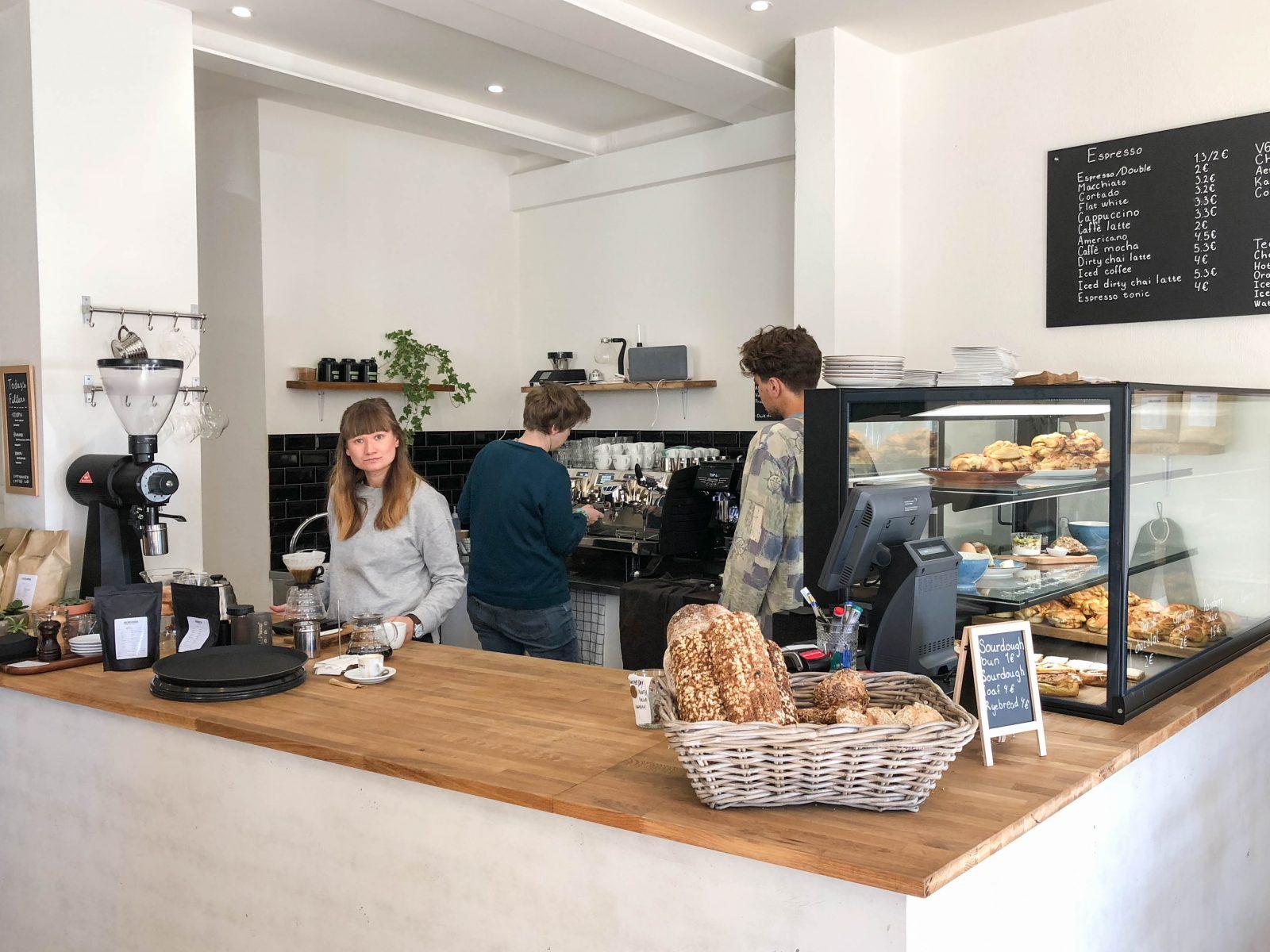 Bar with homemade sourdough bread