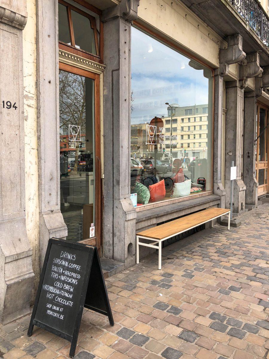 Uitdrukking consumptie merk op Mok Coffee in Brussels | reviewed by The Coffeevine