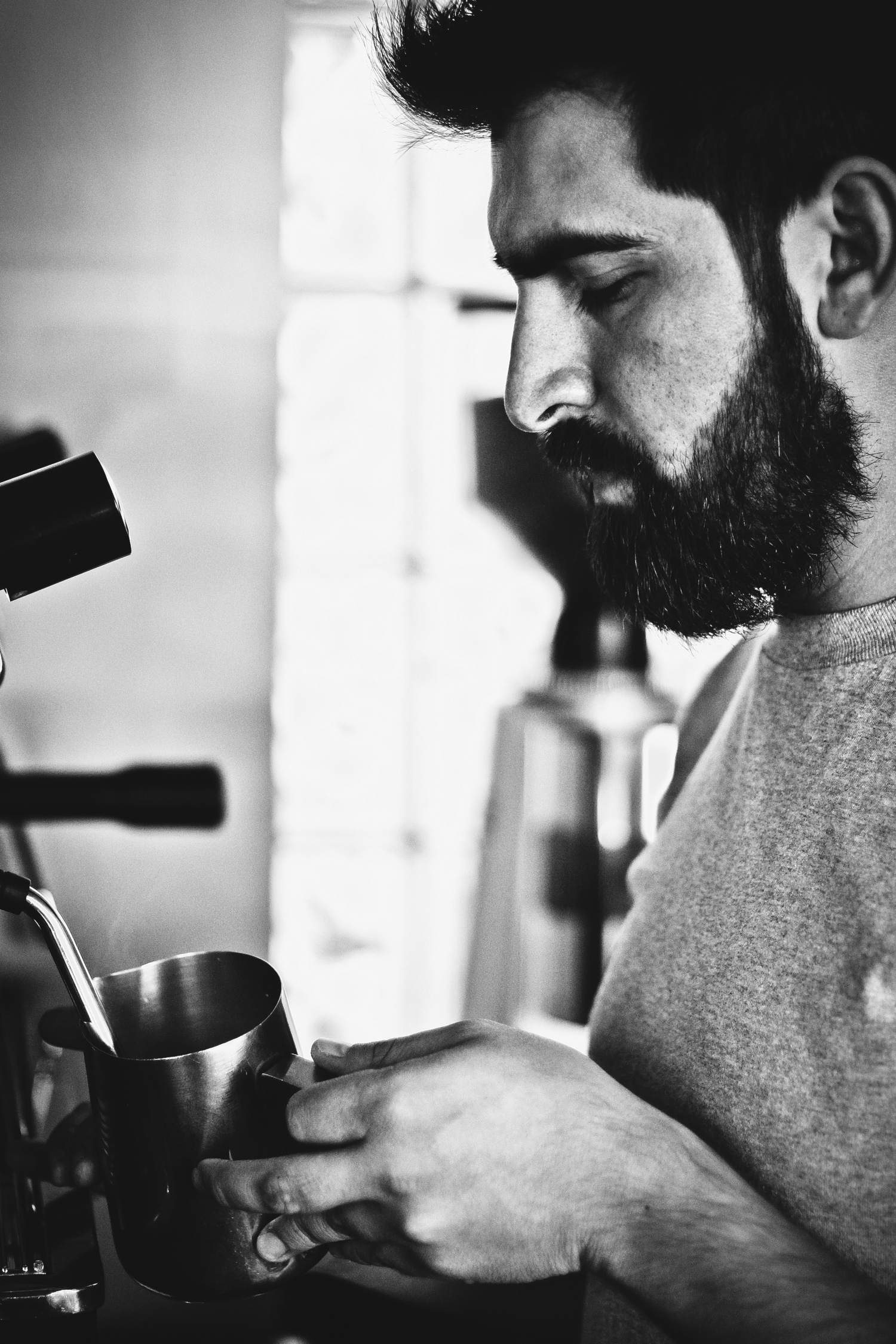 Luis Oviedo of Electric Coffee Roasters. Photo by Angel Breton