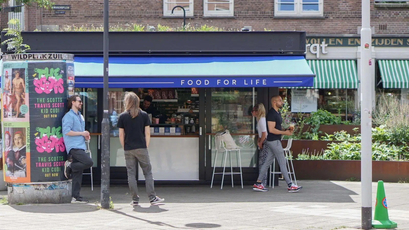 Ikaria is the first specialy coffee kiosk in Amsterdam