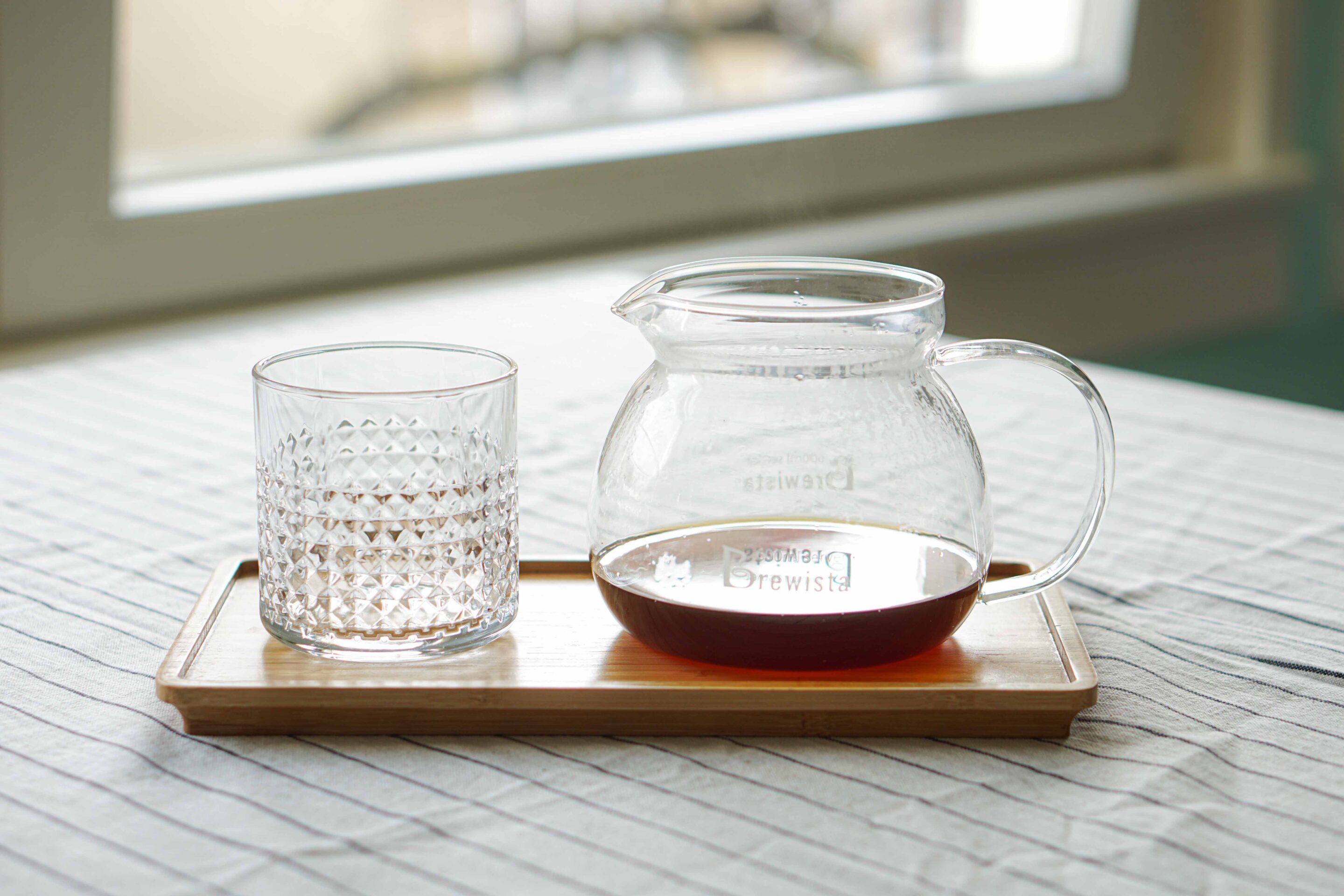 Coffee server and glas