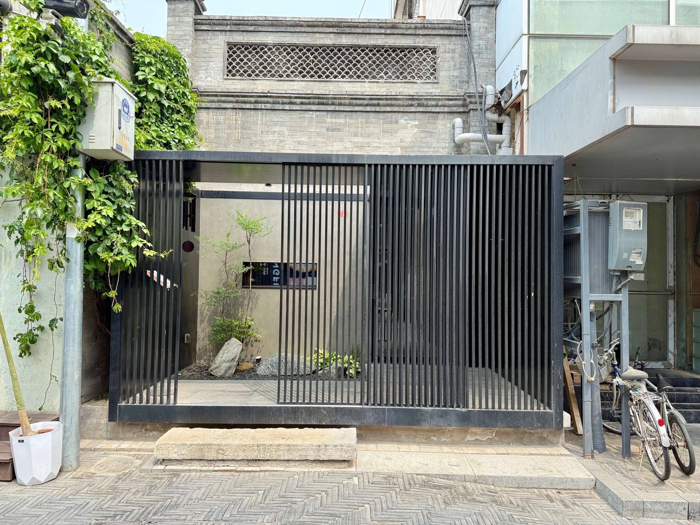 View of an elegant store front