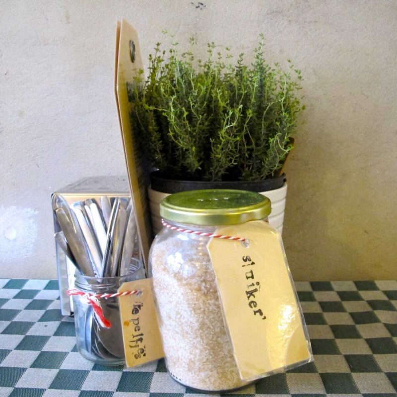 Fresh herbs on every table